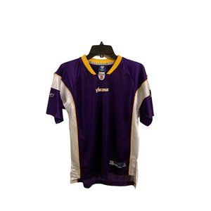 Reebok YOUTH Large Minnesota Vikings RARE On Field KIDS Jersey No Player, No #